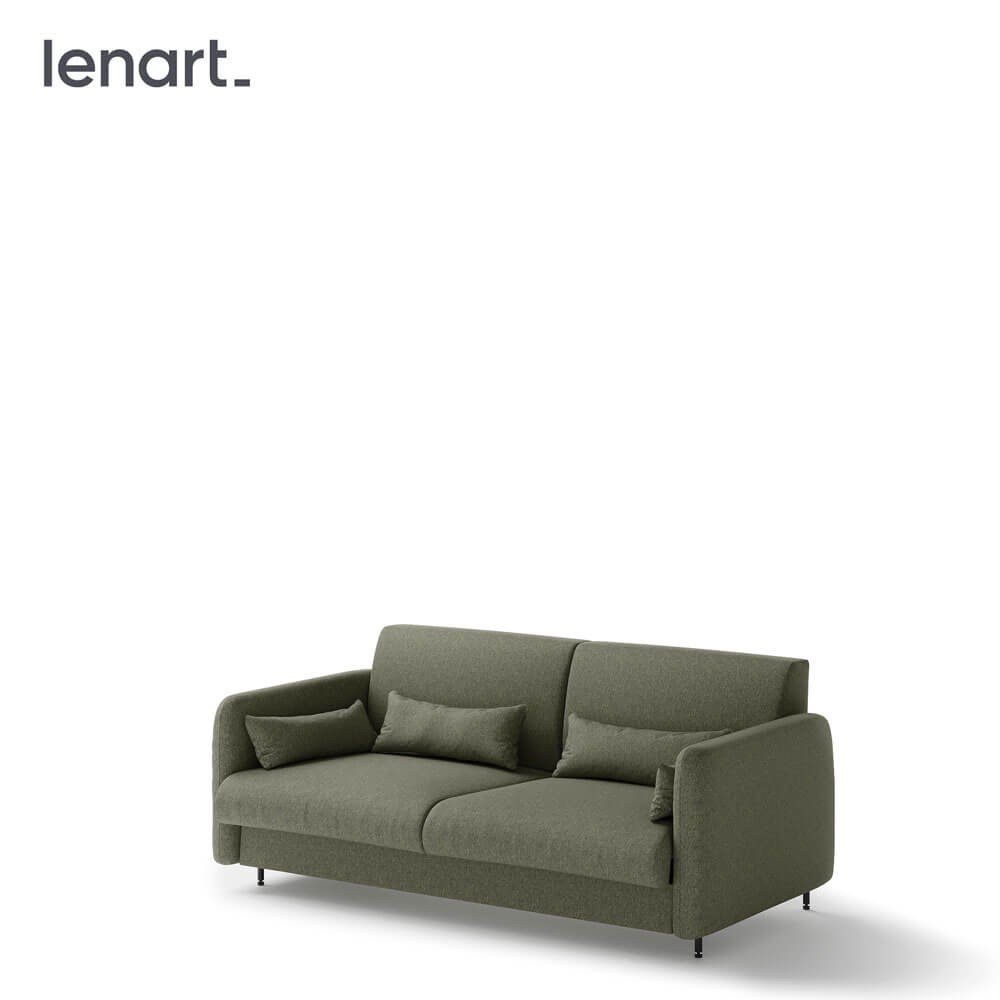 Bed concept BC-18 - Sofa 140 for BC-01 - green/white front