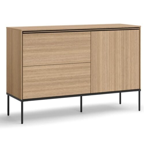 Chest of drawers 1d2s VISSO VI-03 | Linear oak