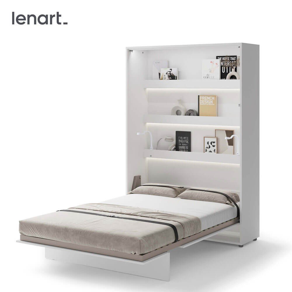 Bed Concept BC-01 - Vertical Wall Mounted Bed 140 - White