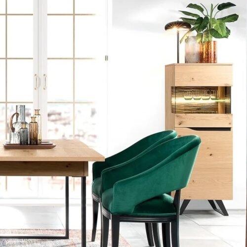 High and low chest of drawers MALAGA MA–W3/4-W1/2(L,P) 145