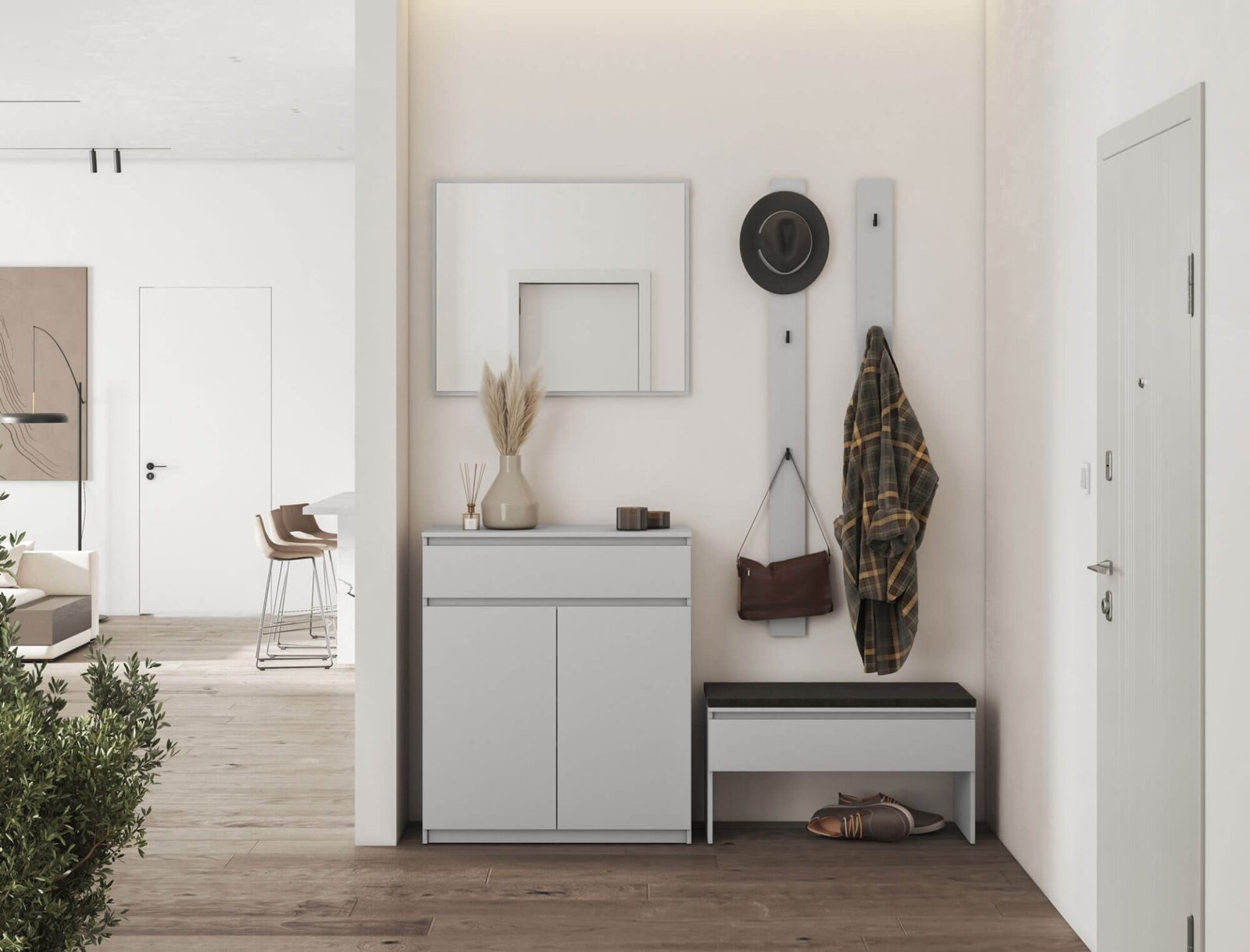 SIMPLY SM-02 2D1S dresser | Gray - Image 2