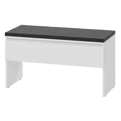 Shoe cabinet with seat SIMPLY SM-03 1K | White