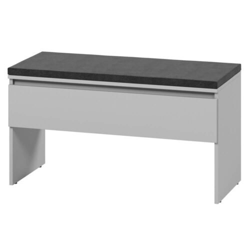 Shoe cabinet with seat SIMPLY SM-03 1K | Grey