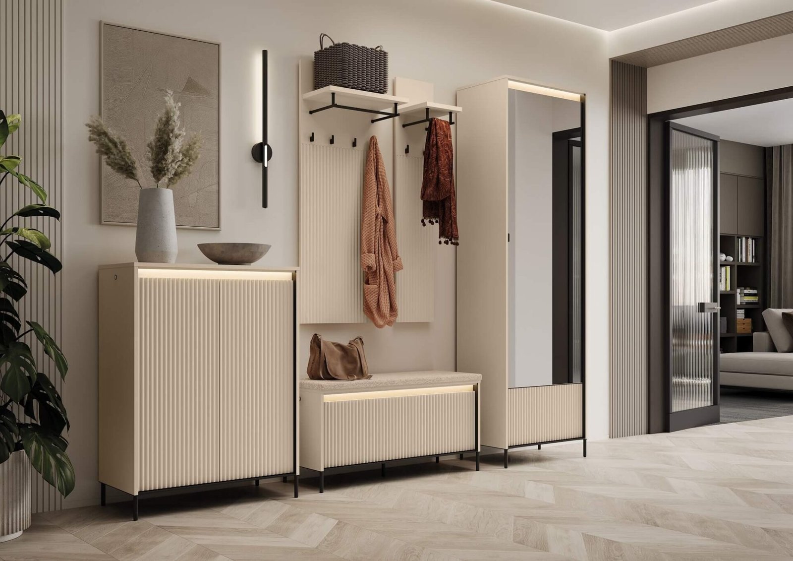 TREND TG-06 wall pendant | Beige, black - Image 2