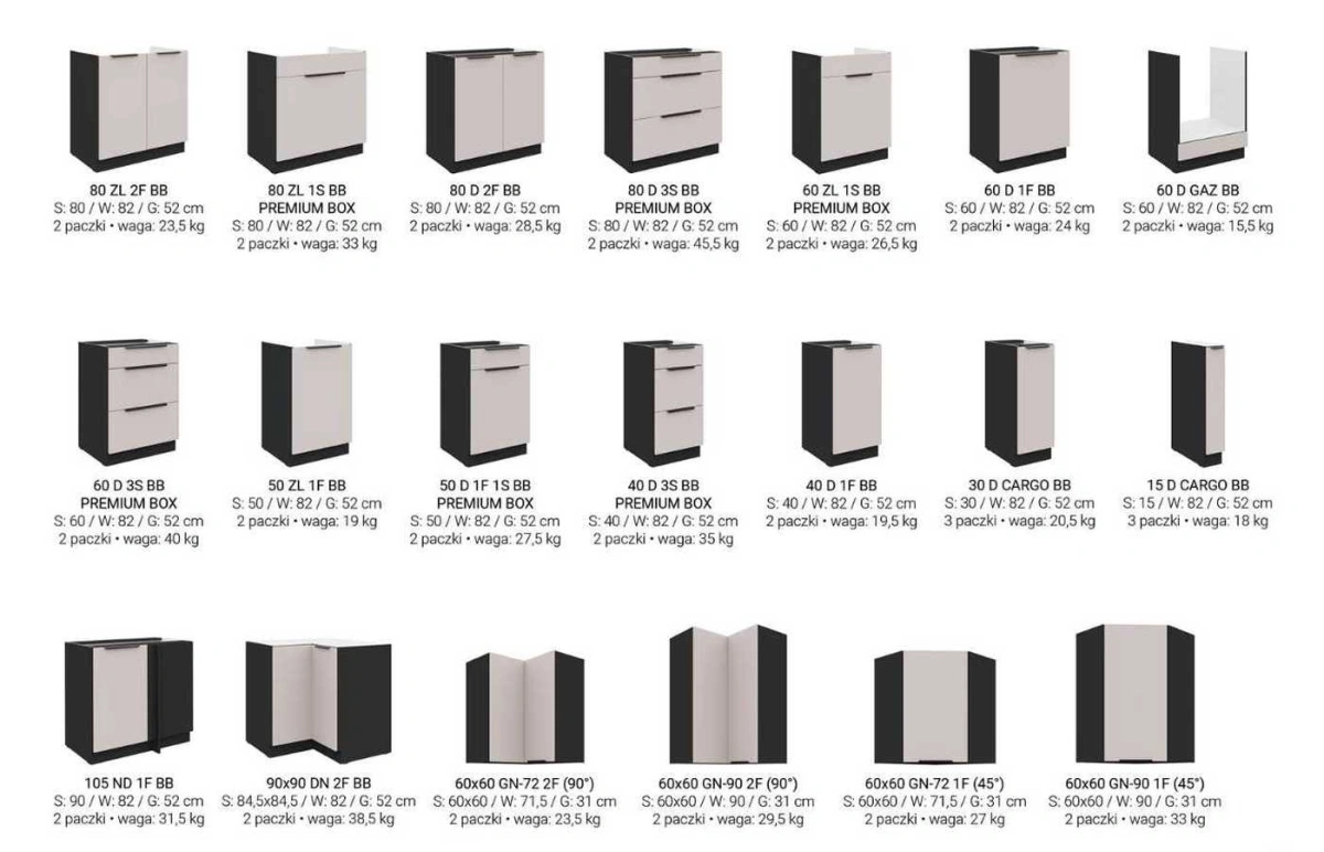 Wall corner kitchen set, matte black, corner kitchen 315/250 cm - Image 7