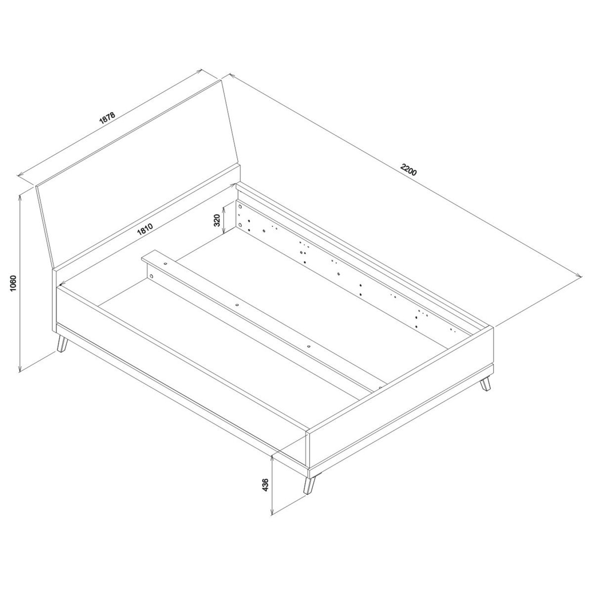 ATE AT15/180 S.P. Bed with bedding box - Image 7
