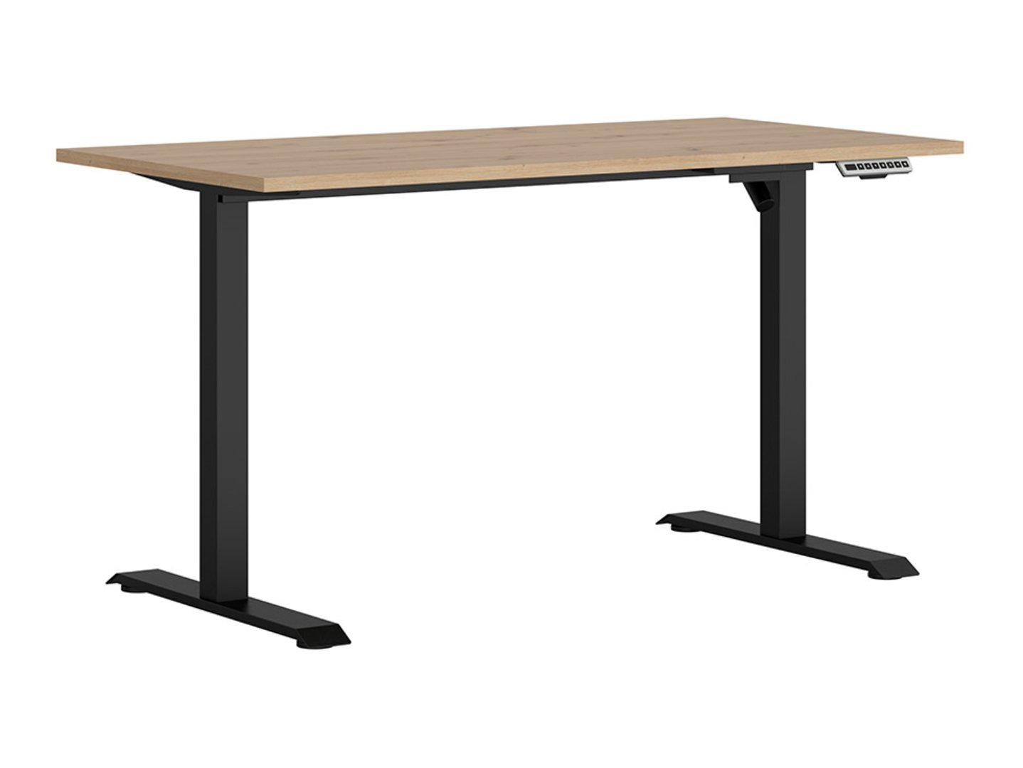 SPACE OFFICE 140 desk with electric adjustment, artificial oak color
