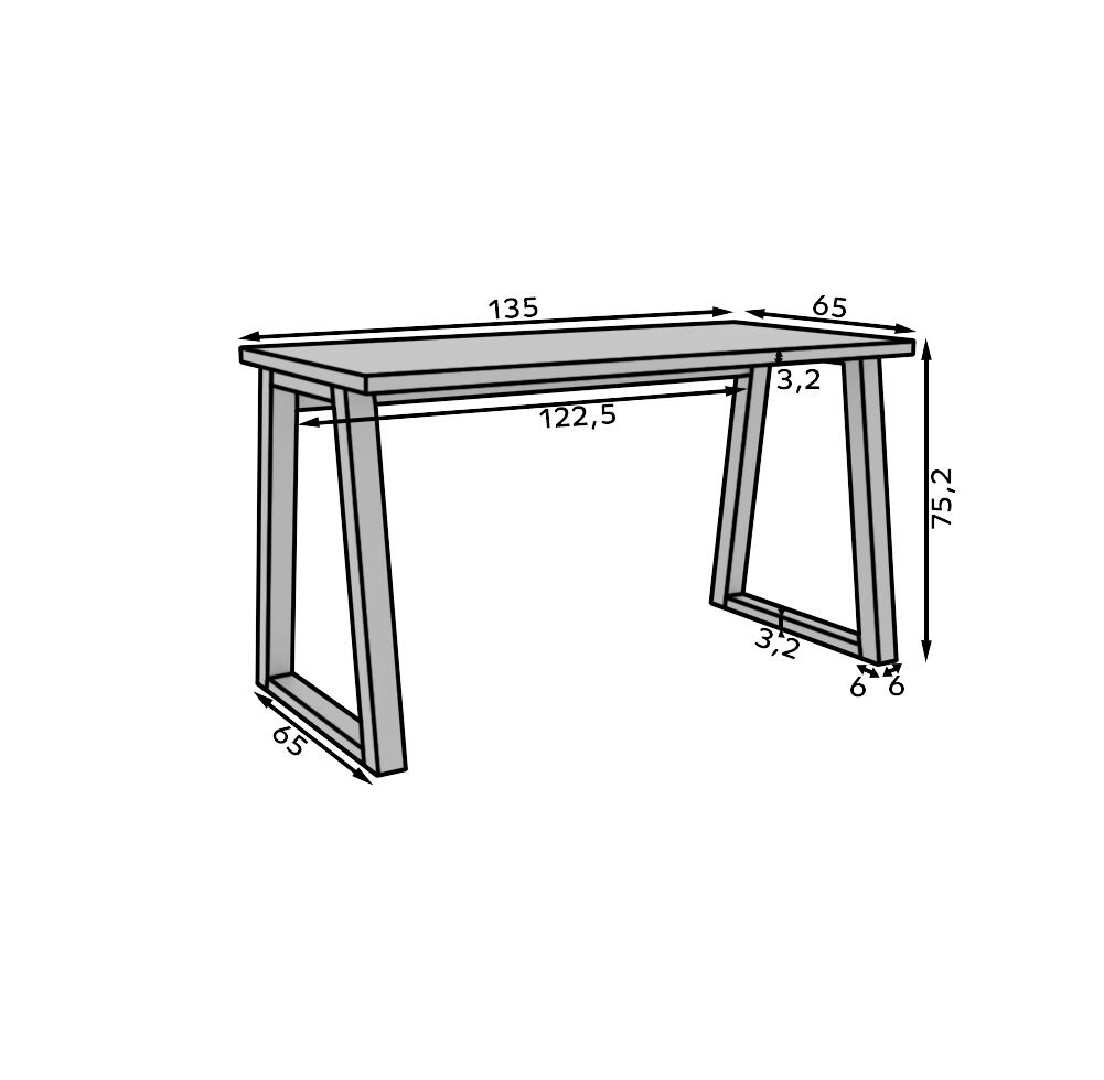 Iwo Grafit/Artisan ADRK table - Image 4