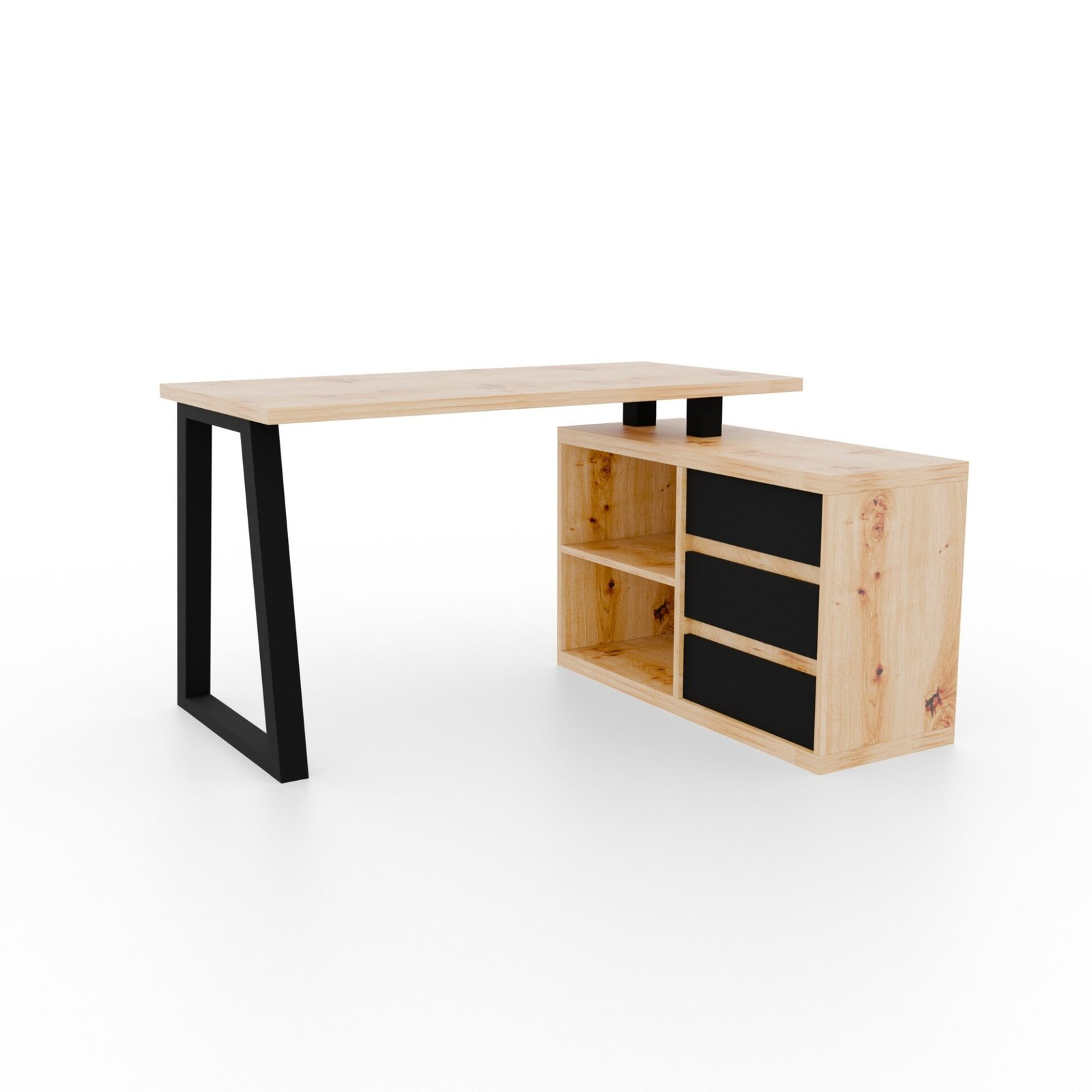 Iwo II Artisan Corner Desk / Black ADRK