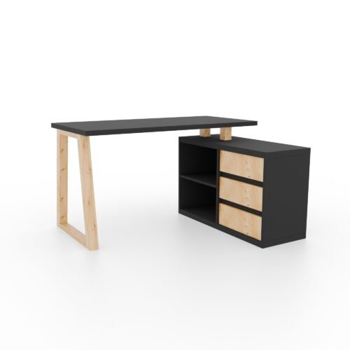 Iwo II Grafit/Artisan ADRK corner desk