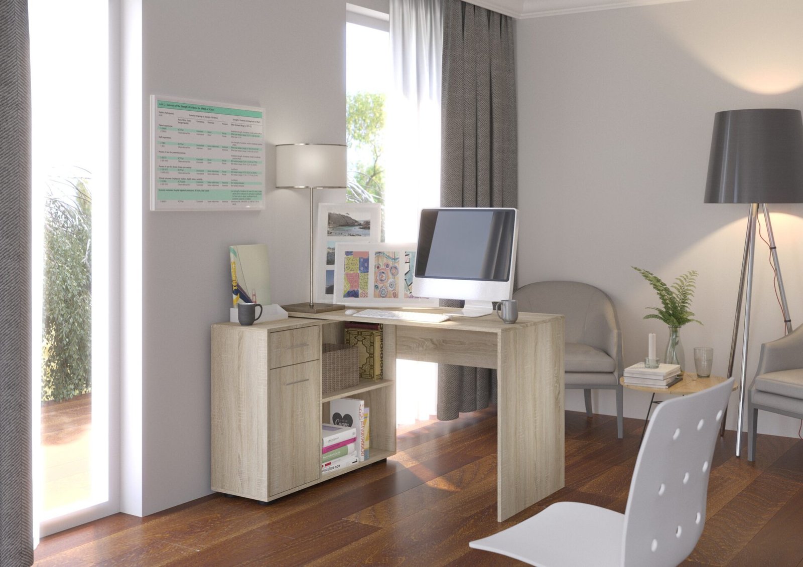 SAULO Sonoma ADRK corner desk - Image 2