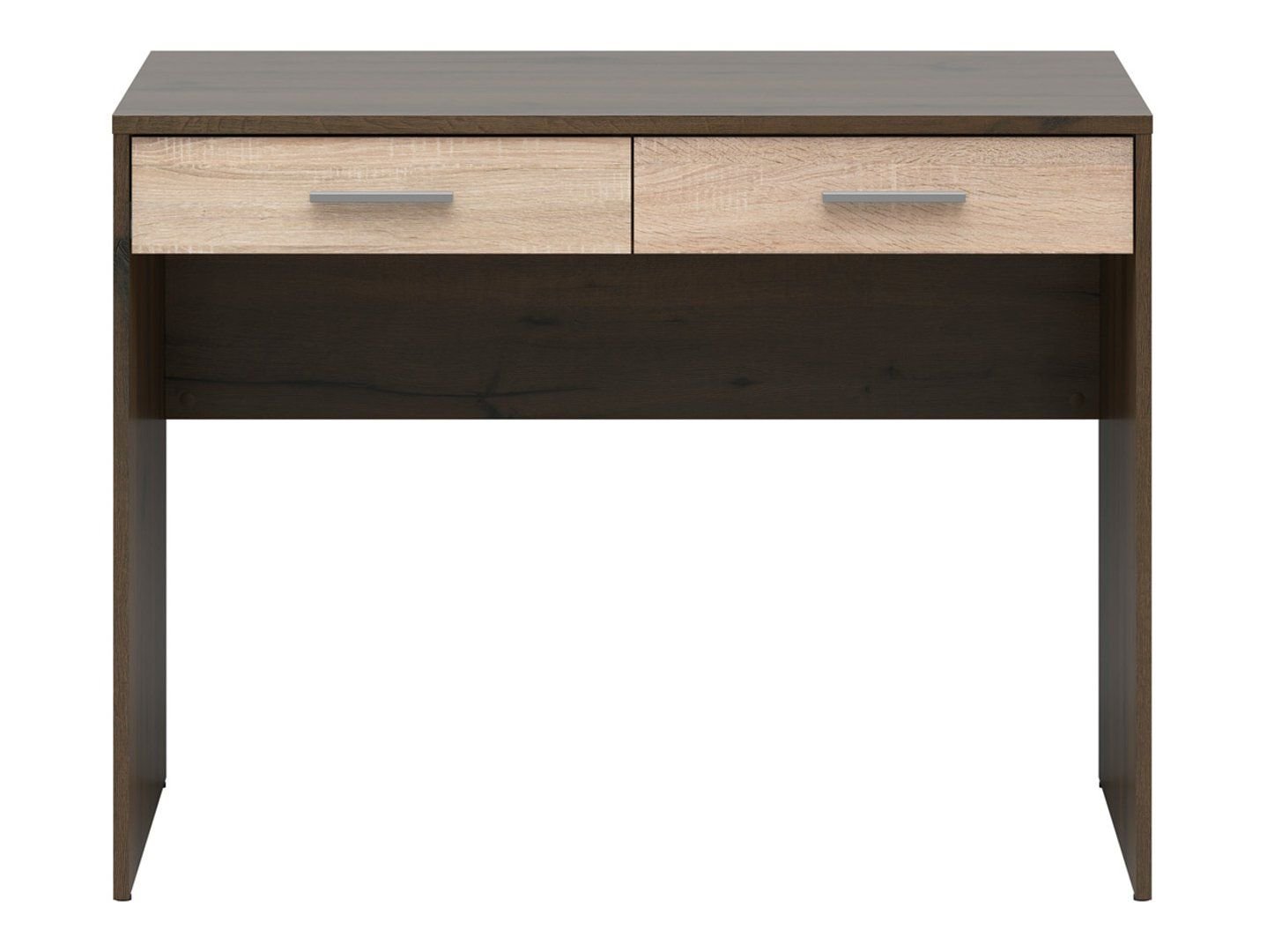 NEPO PLUS desk with two drawers, 100 cm, noble oak/somona oak - Image 4