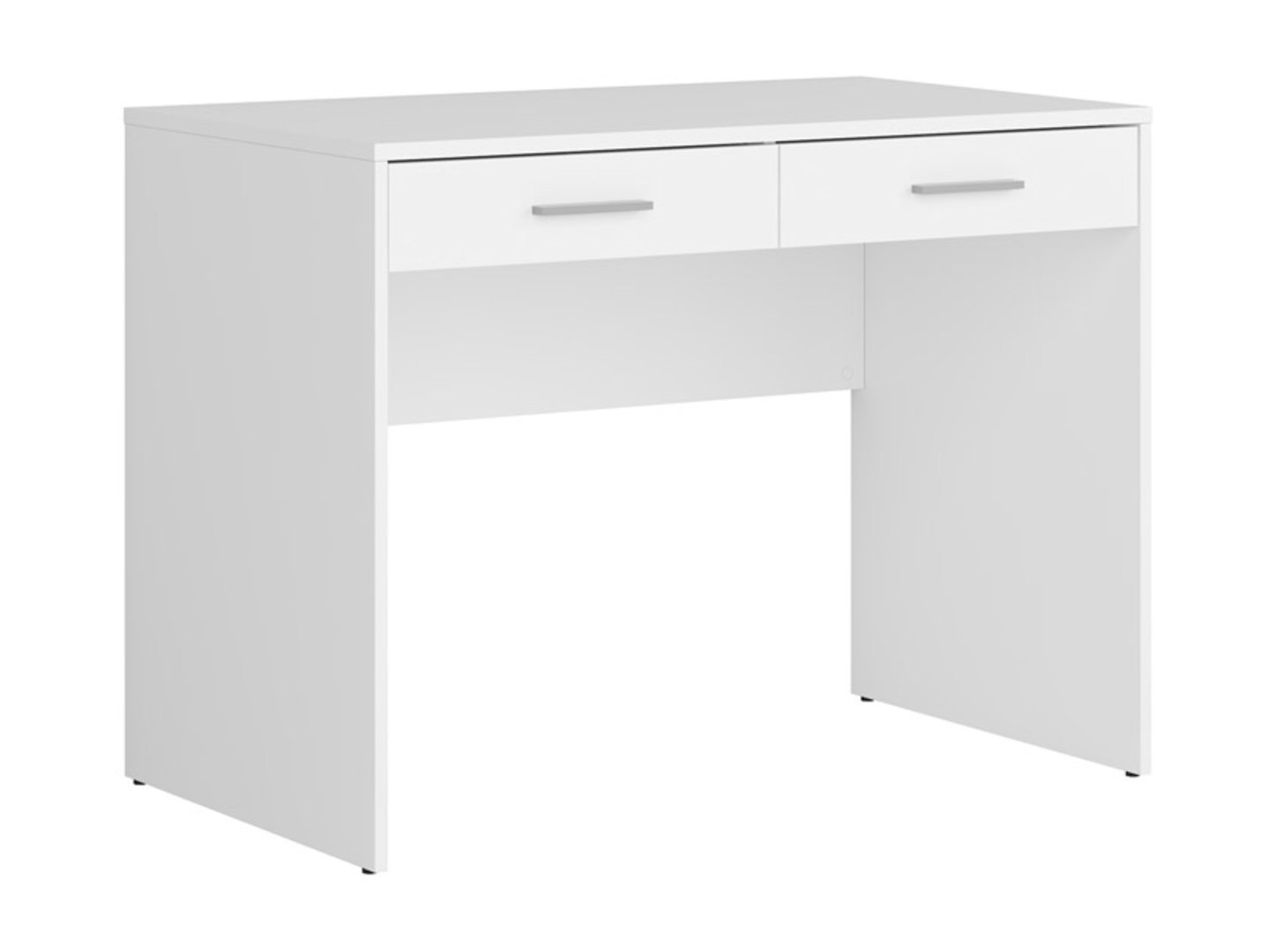 NEPO PLUS desk with two drawers, 59 cm, white