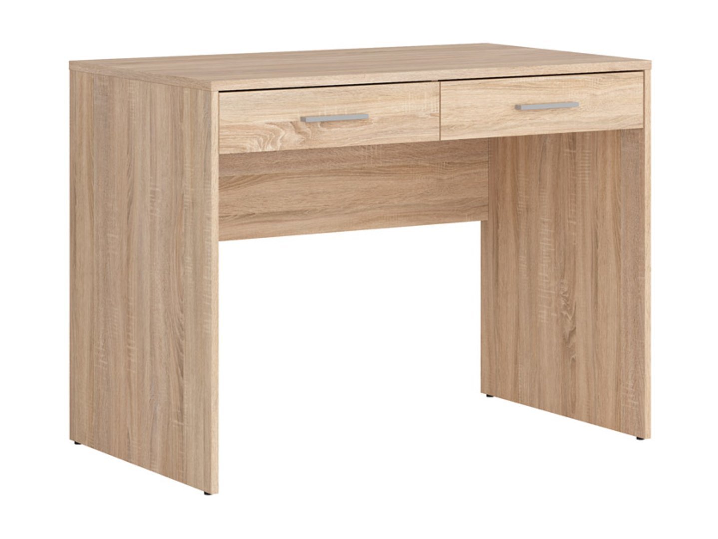 NEPO PLUS desk with two drawers, 59 cm, Sonoma oak