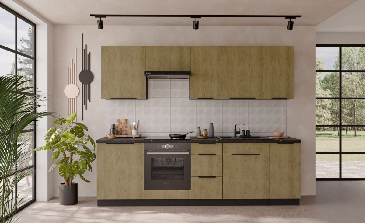 Upper corner cabinet 60/60 cm Cremona 60x60 GN-72 45 degrees 1F - Image 7