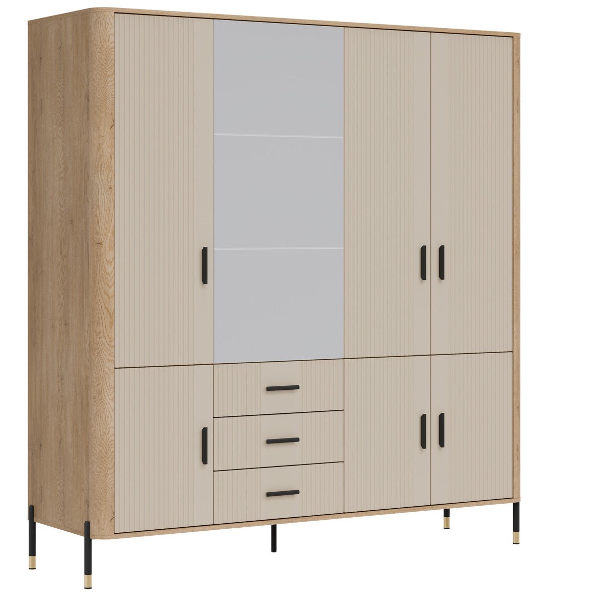 DANTE DT17 wardrobe with mirror - Image 5