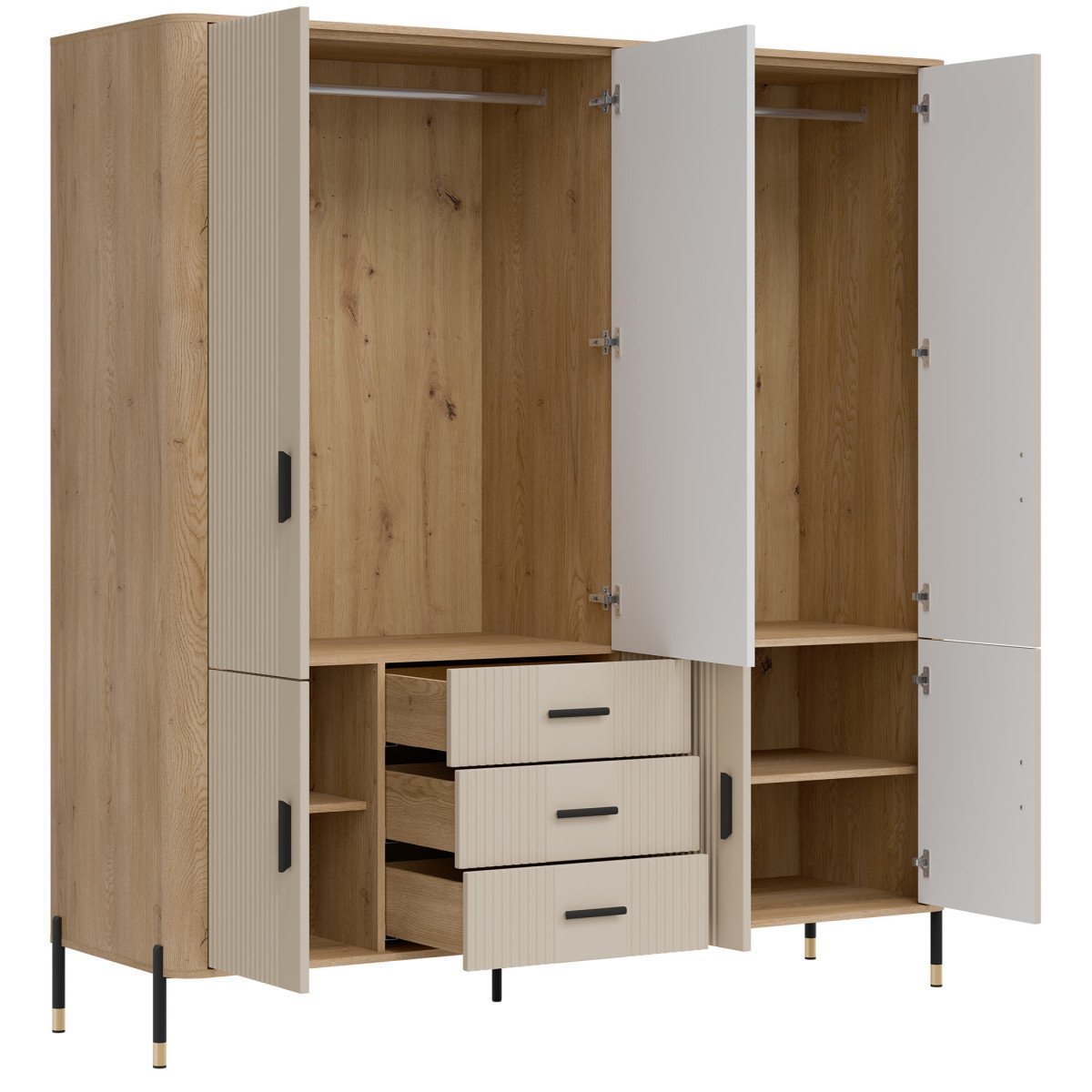 DANTE DT17 wardrobe with mirror - Image 6