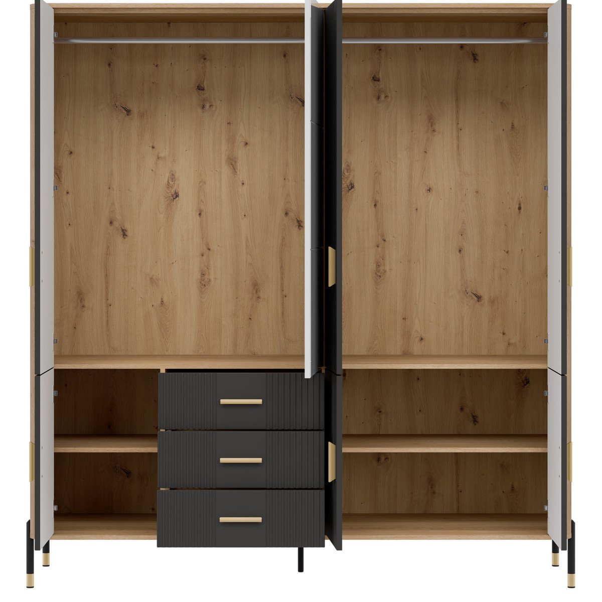 DANTE DT17 wardrobe with mirror - Image 2