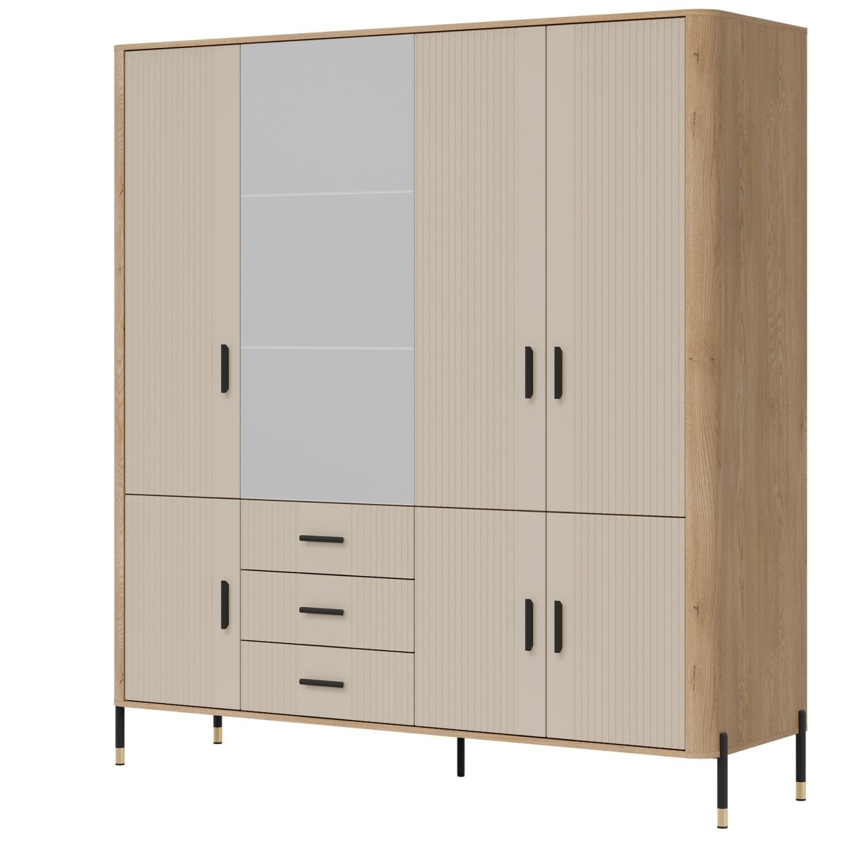 DANTE DT17 wardrobe with mirror - Image 3