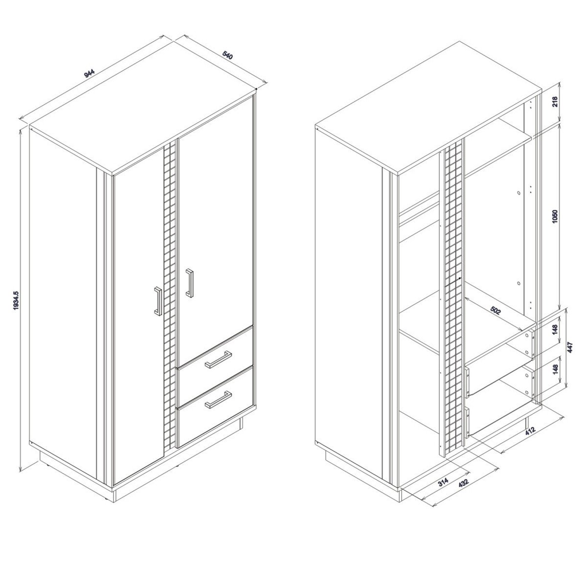 DORIAN DN09 Wardrobe - Image 4
