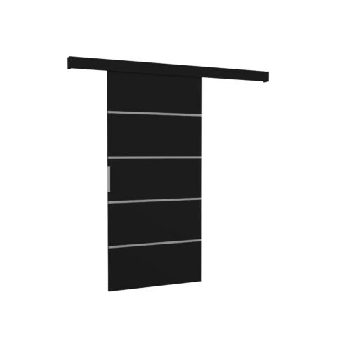 BIELLA 106 black ADRK wall-mounted sliding door