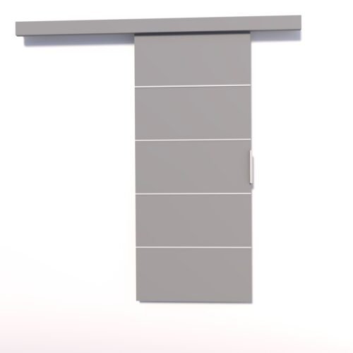 BIELLA 106 grey ADRK wall-mounted sliding door