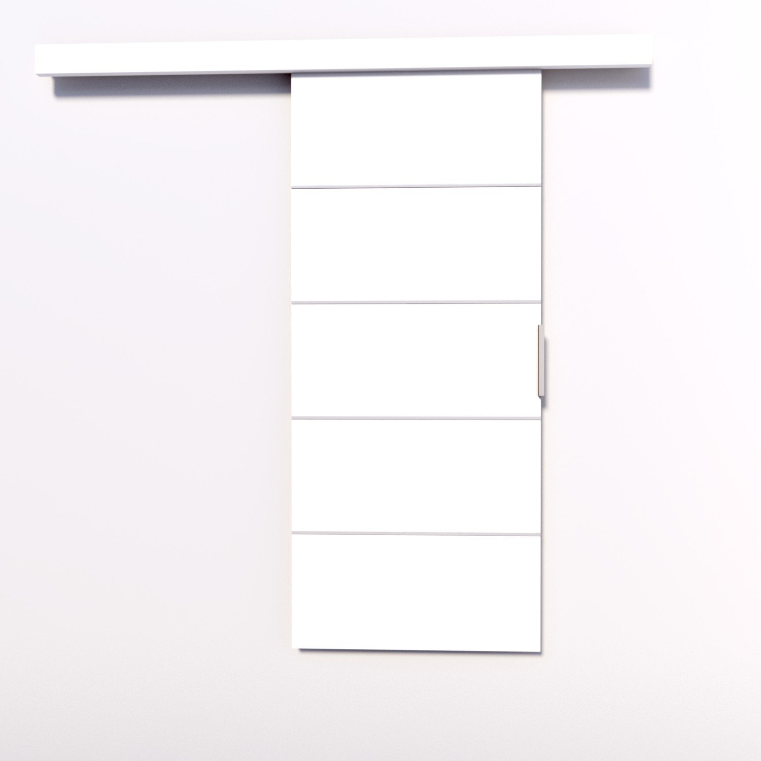 BIELLA 96 White ADRK wall sliding door