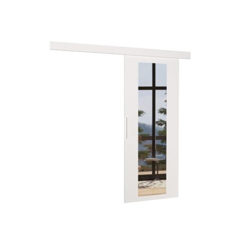 BRIT 86 white ADRK wall-mounted sliding door