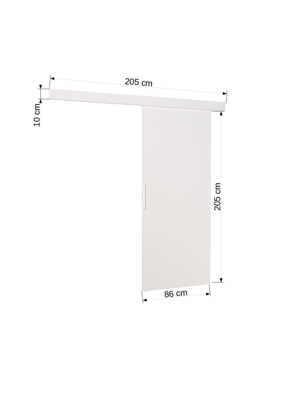 DAAN 86 Sonoma ADRK wall-mounted sliding door - Image 3