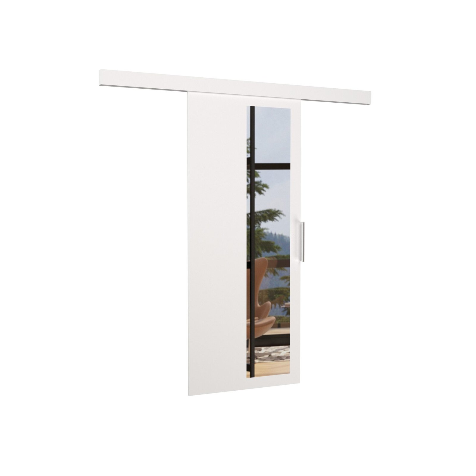 Wall sliding door MALTA 96 White ADRK