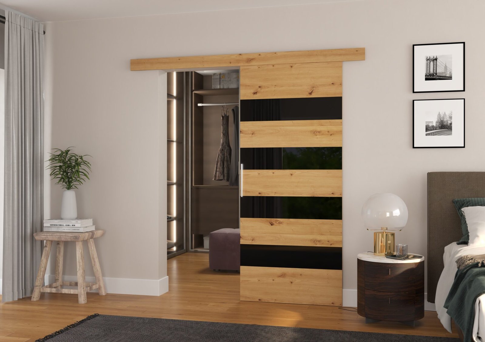 MILOU 86 Artisan ADRK wall-mounted sliding door - Image 2