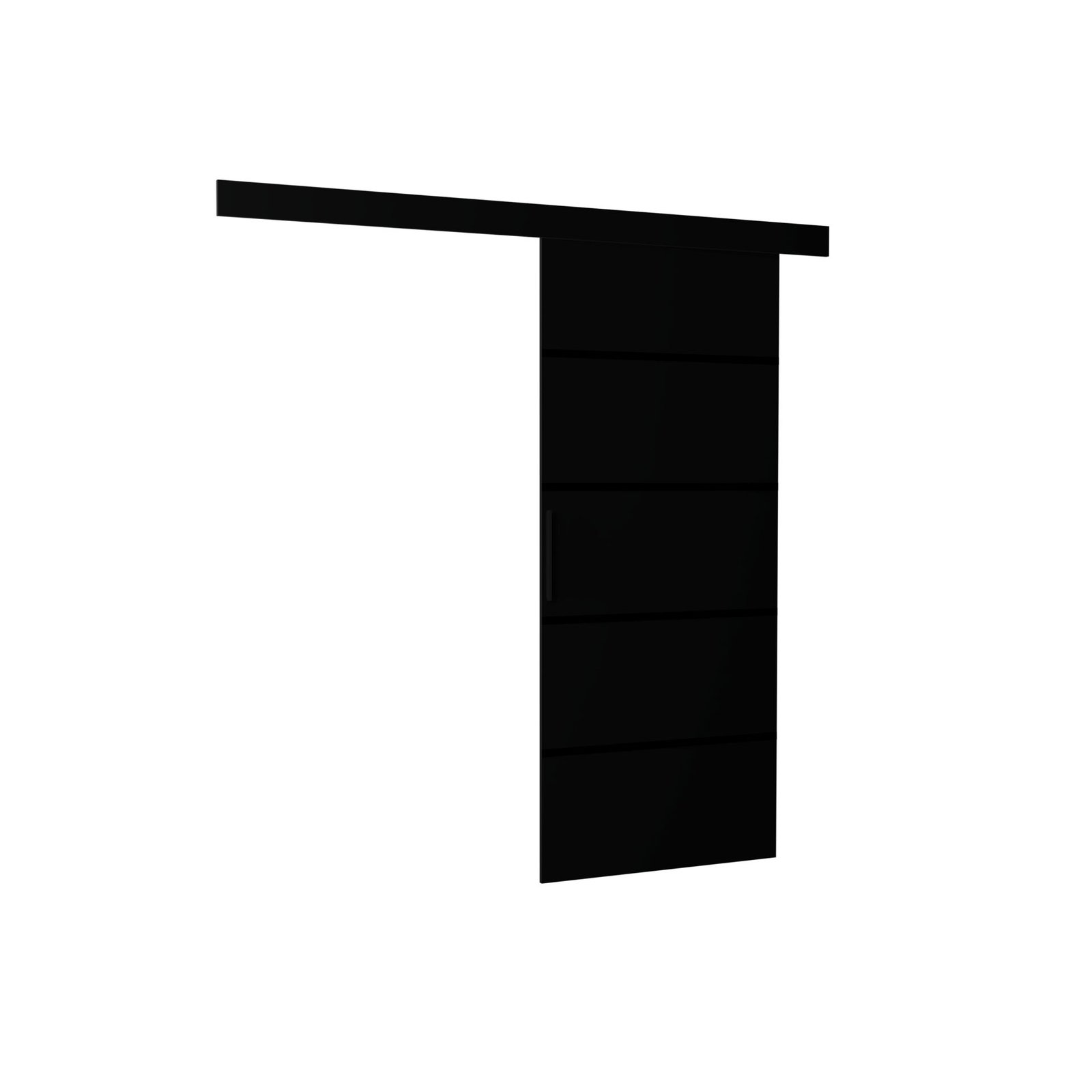 Wall sliding door MUSCHU 96 Black ADRK