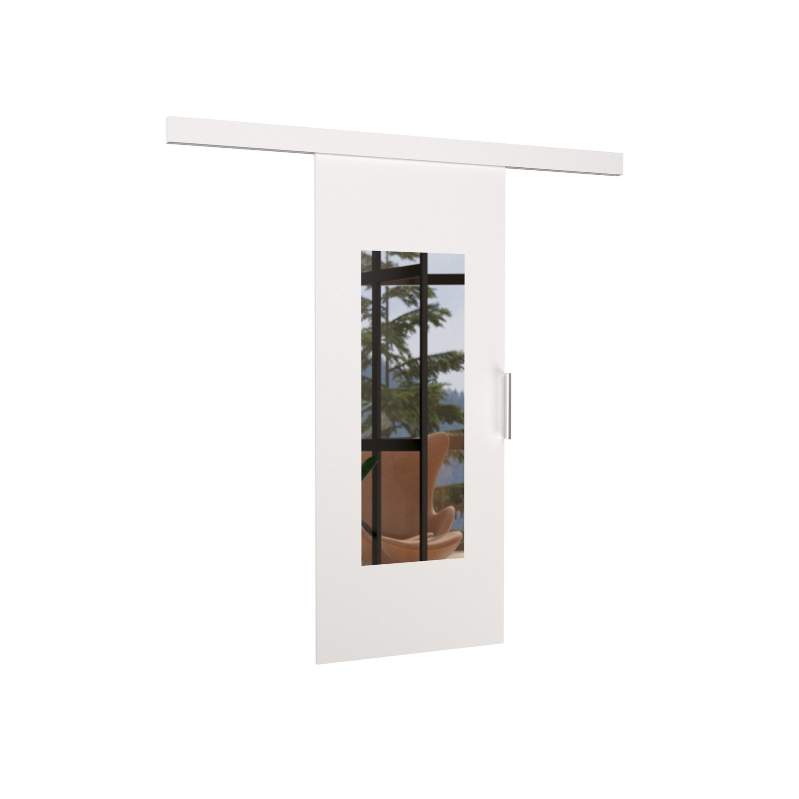 Wall sliding door NELA 76 White ADRK