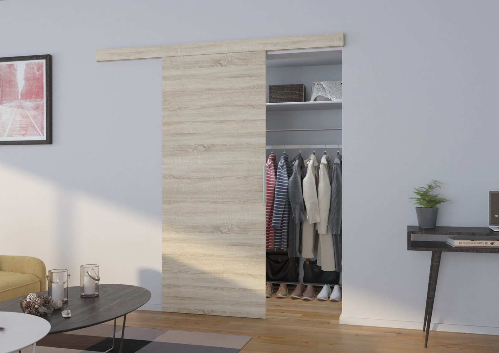 PIXI 76 Sonoma ADRK wall-mounted sliding door - Image 2