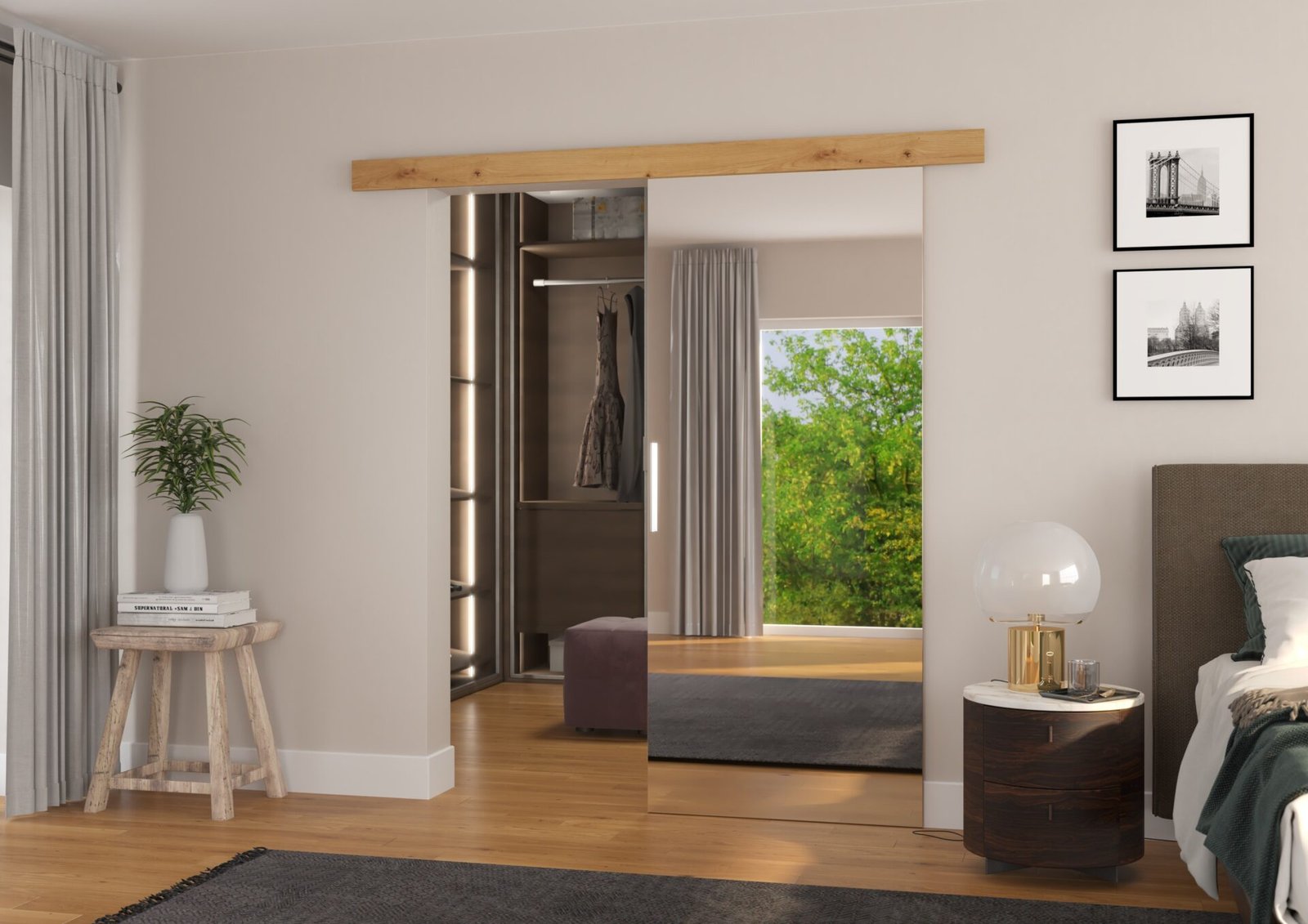 TESS 96 Artisan ADRK wall-mounted sliding door - Image 2