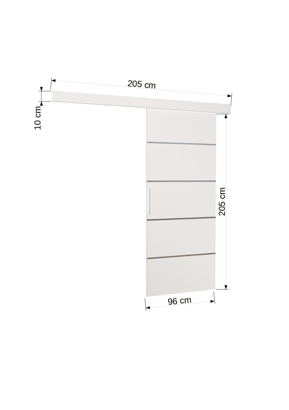 TONY 96 Sonoma ADRK wall-mounted sliding door - Image 3