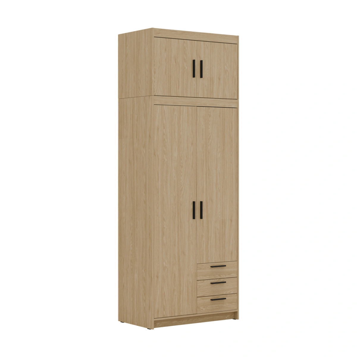 Elena wardrobe with drawers 2D3S oiled oak - Image 3
