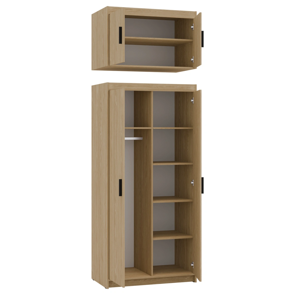 Elena 2D wardrobe, oiled oak - Image 4