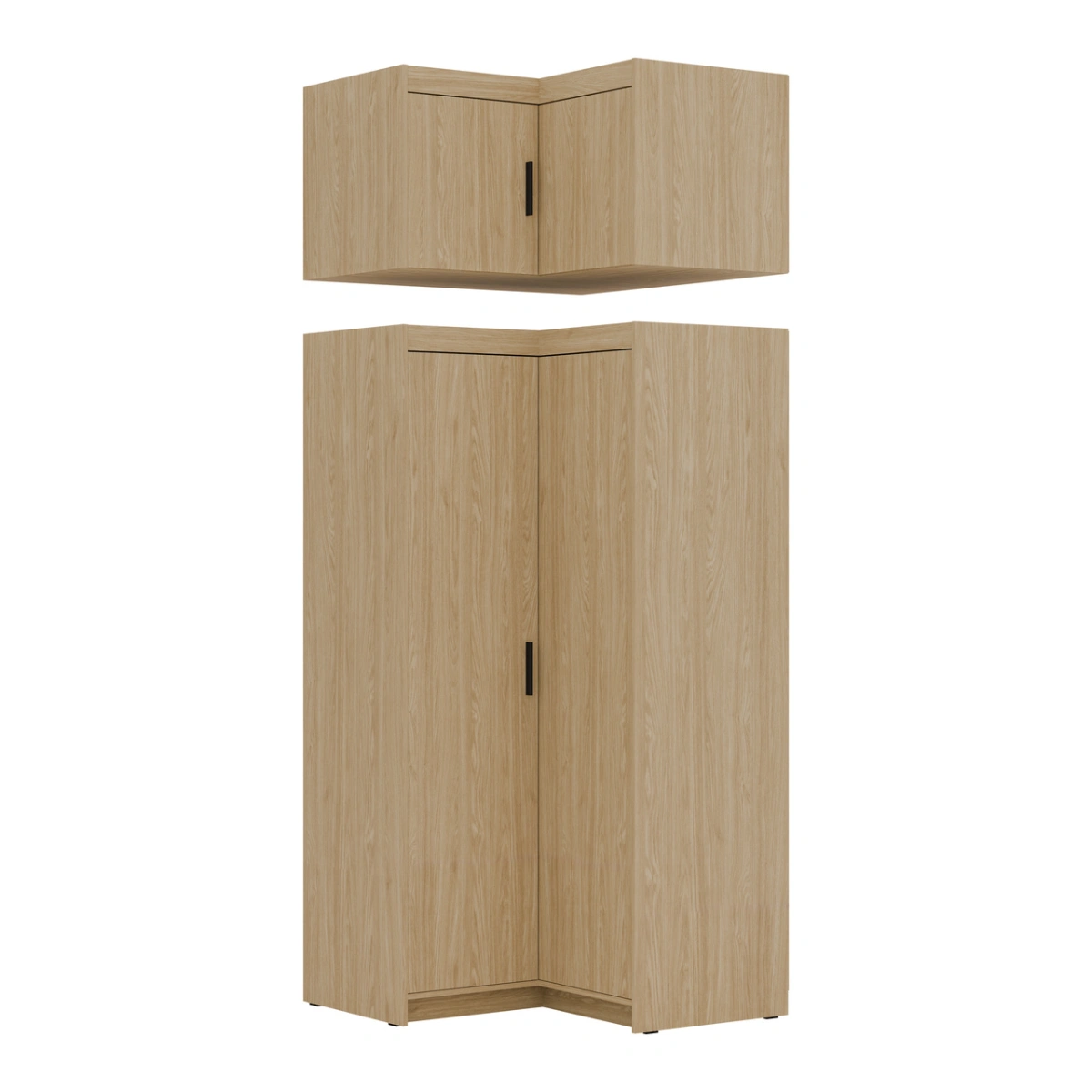 Elena corner wardrobe 2D NAR oiled oak - Image 2