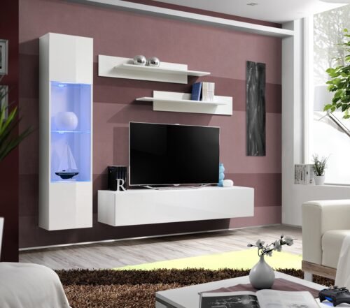 Fly G3 wall cabinet white/white glossy ASM