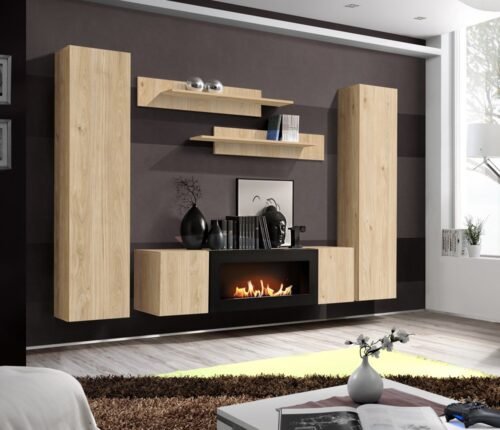 FLY M1 Hickory Jackson ASM wall cabinet