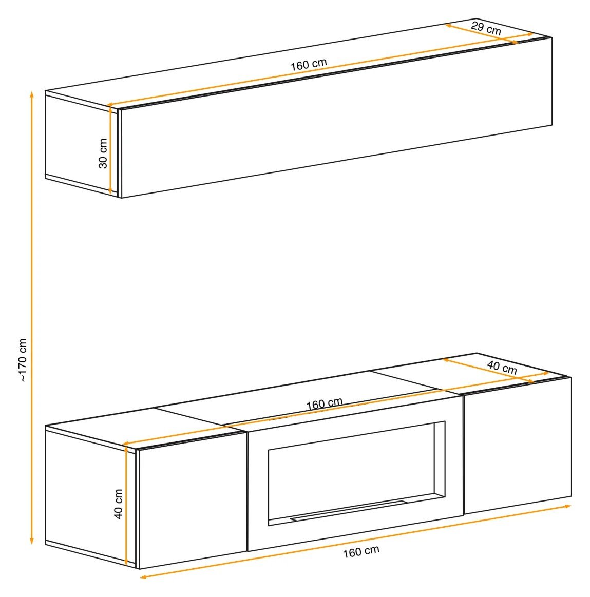 FLY N1 wall cabinet CASHMERE ASM - Image 3