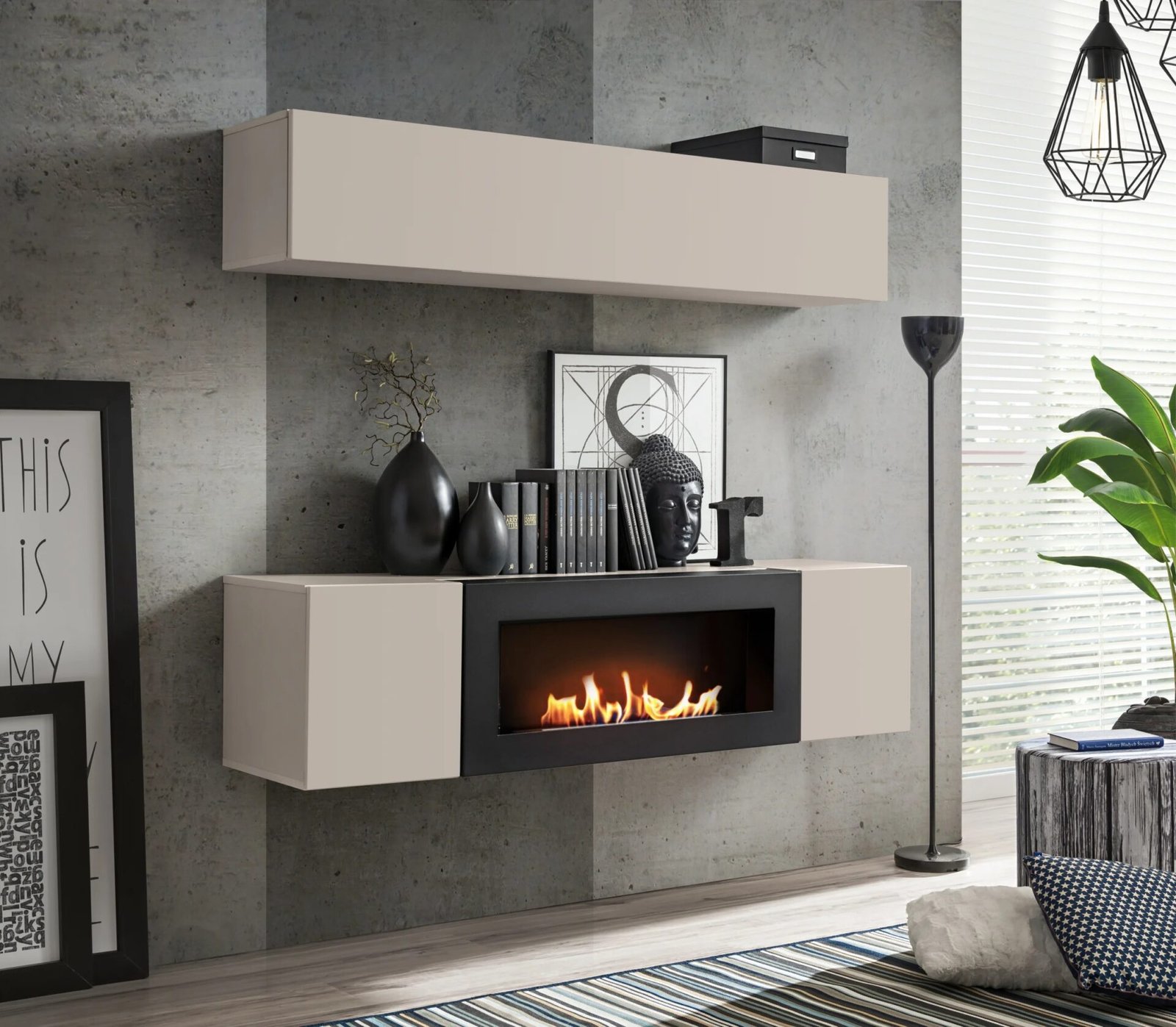 FLY N1 wall cabinet CASHMERE ASM