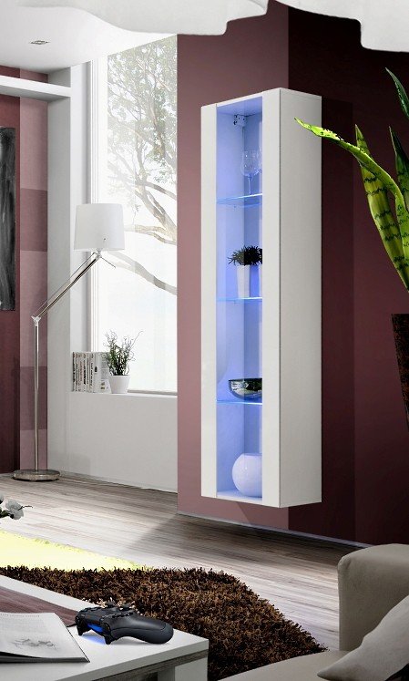 Fly display cabinet 41 white/white glossy ASM