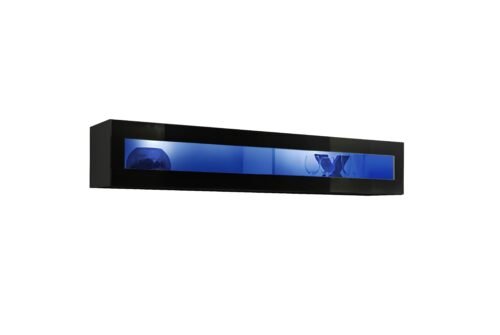 Fly display cabinet 51 black/glossy black ASM