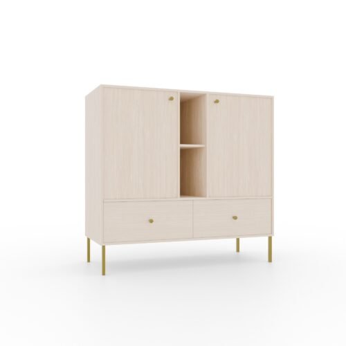Chest of drawers 2D 2S 2P Tili beige ADRK
