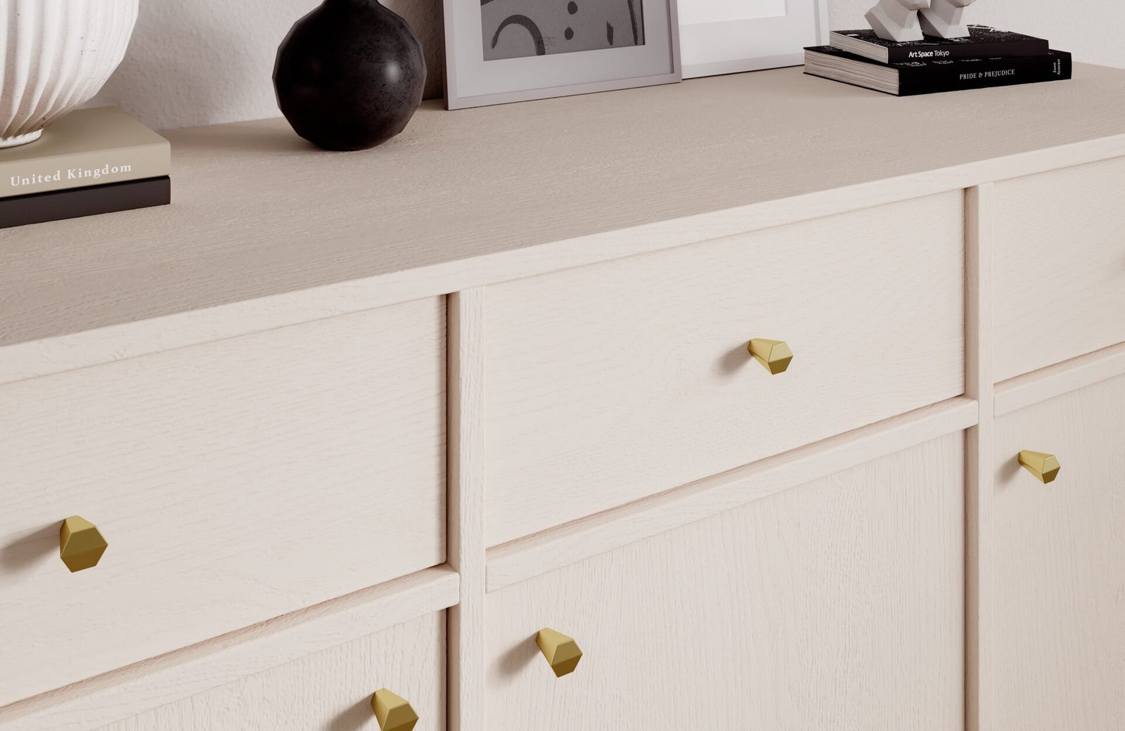 3D 3S Tili chest of drawers, beige, ADRK - Image 4