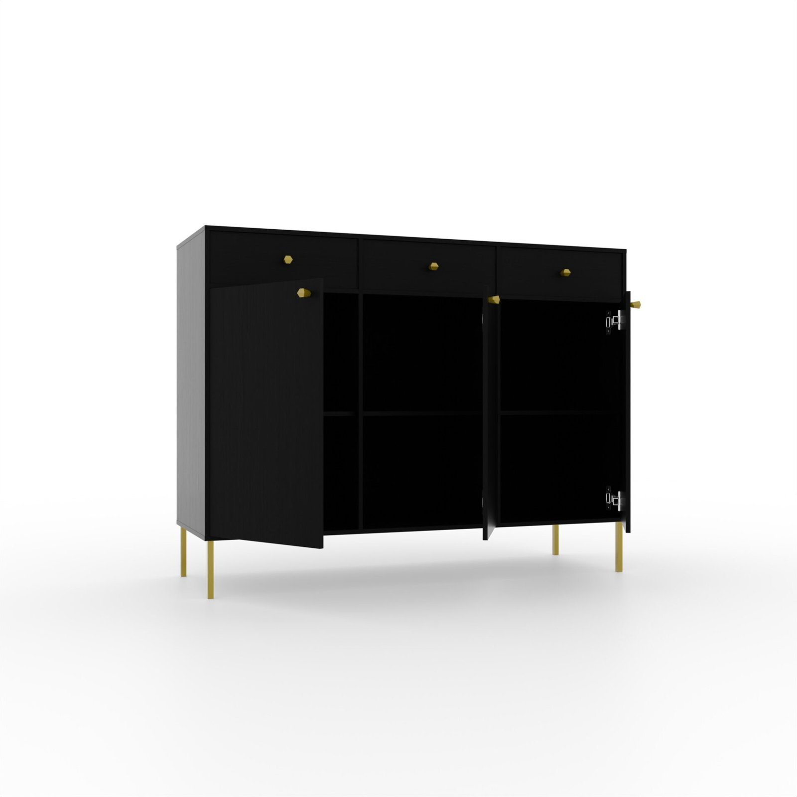 3D chest of drawers 3S Tili Black ADRK - Image 2