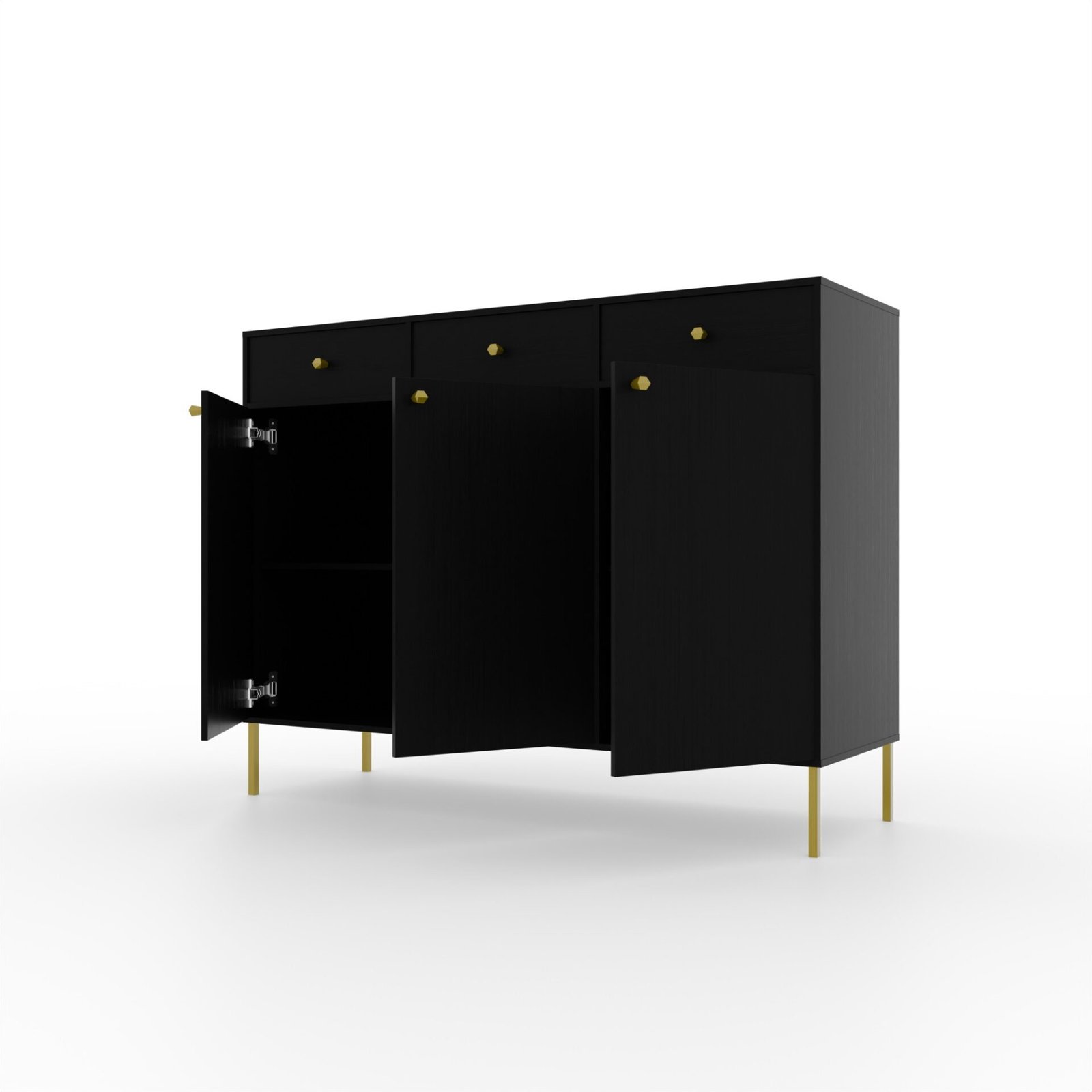 3D chest of drawers 3S Tili Black ADRK - Image 3