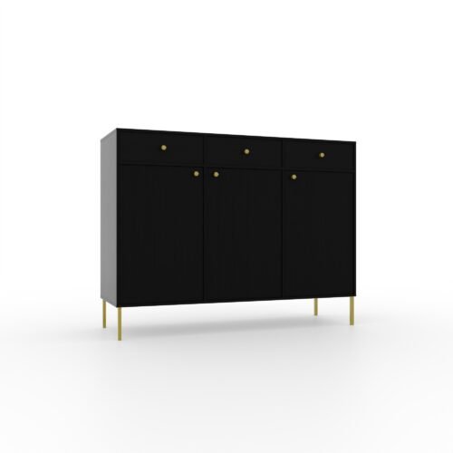 3D chest of drawers 3S Tili Black ADRK